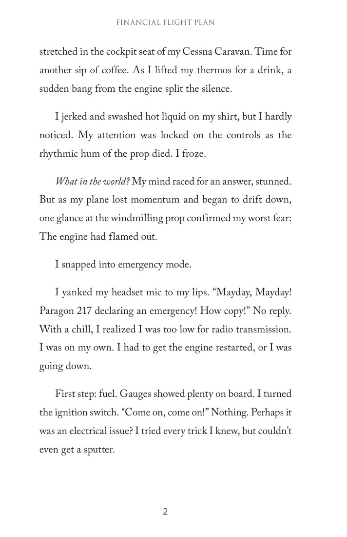 Financial Flight Plan, printed page 2
